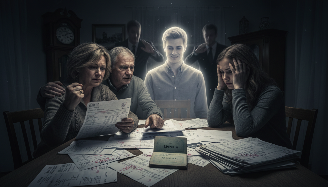 découvrez comment une famille lutte contre des frais bancaires injustifiés liés aux prélèvements sur le livret a de leur fils décédé, et les démarches pour contester ces charges.